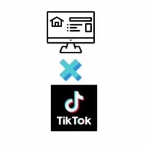 ホームページとTikTok広告を組み合わせた施策のイメージ